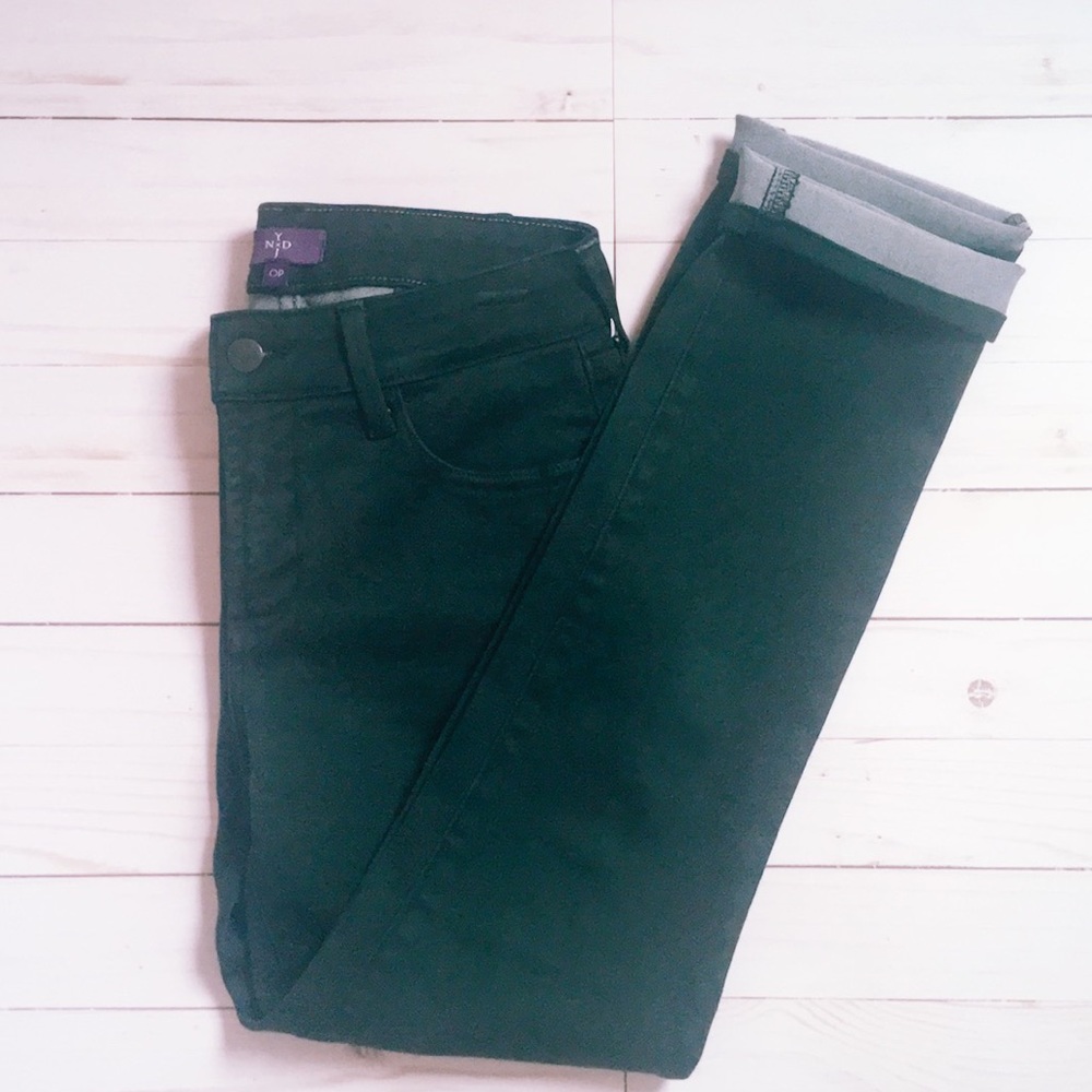 NYDJ 0 Petite Green Legging